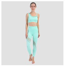 Load image into Gallery viewer, Women Tracksuit Yoga Set One Shoulder Seamless Fitness Suit Running Sport Bra Yoga Pants Leggings Female Costume Gym Clothing