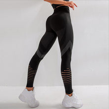 Load image into Gallery viewer, High Waist Fitness Gym Leggings Women Seamless Energy Tights Workout Running Activewear Yoga Pants Hollow Sport Trainning Wear