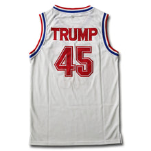 Load image into Gallery viewer, Mens USA Basketball Jerseys Donald Trump 45 Jersey 2016 Commemorative Edition Donald Trump Stitched White Shirts