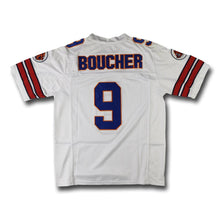 Load image into Gallery viewer, The Waterboy Movie Football #9 Bobby Boucher White Orange Jersey Stitched