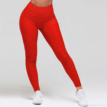Load image into Gallery viewer, Sport Leggings Women Gym High Waist Push Up Yoga Pants Jacquard Fitness Legging Running Trousers Woman Tight Sport Pants
