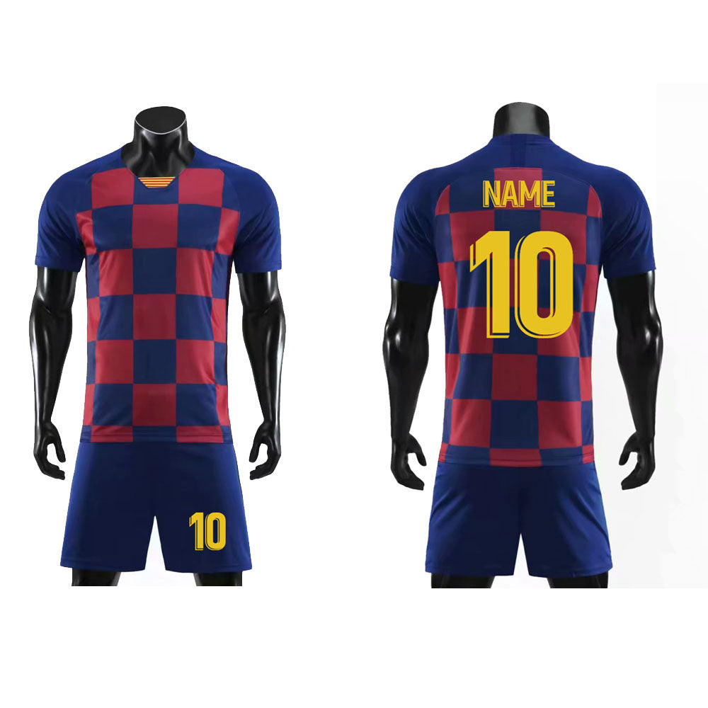 2020 Customize Football Jersey Adult Soccer Jersey Clothes Set Boys Girls Kids Training Uniforms Training set