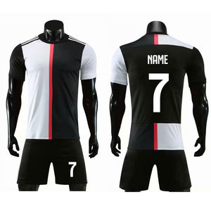 2020 Men Soccer Jersey Boys Girls Football Clothes Set Kids Futbol Training Uniforms Children adult Soccer Training set