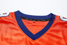 Load image into Gallery viewer, The Waterboy Movie Football #9 Bobby Boucher White Orange Jersey Stitched
