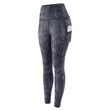 Load image into Gallery viewer, Dye Tight Leggings Sports Women Fitness With Pocket Yoga Pants Stretch Workout Leggings Patchwork Slim Gym Leggings
