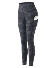 Load image into Gallery viewer, Dye Tight Leggings Sports Women Fitness With Pocket Yoga Pants Stretch Workout Leggings Patchwork Slim Gym Leggings
