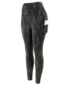 Dye Tight Leggings Sports Women Fitness With Pocket Yoga Pants Stretch Workout Leggings Patchwork Slim Gym Leggings