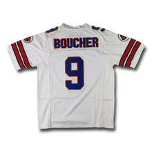 Load image into Gallery viewer, The Waterboy Movie Football #9 Bobby Boucher White Orange Jersey Stitched
