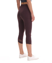 Load image into Gallery viewer, NWT 2020 Women Running Capris Yoga High Waist Skinny 4 Way Stretch Capris Fitness Leggings Sexy Net Yarn Cpairs
